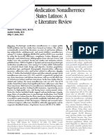 Psychotropic Medication Nonadherence Among United States Latinos: A Comprehensive Literature Review