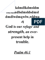 God Is Our Refuge