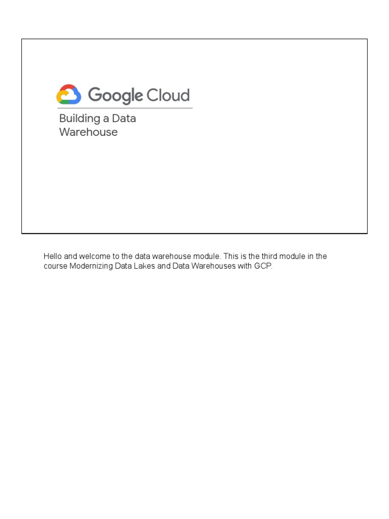 Free Course: Modernizing Data Lakes and Data Warehouses with GCP em  Português Brasileiro from Google Cloud