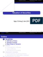 4 Valuation of Securities - Lectures