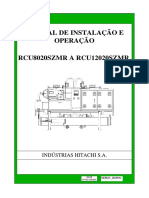 Instale e opere com sucesso unidades de refrigeração Hitachi