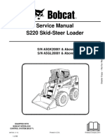 Service Manual S220 Skid-Steer Loader: S/N A5GK20001 & Above S/N A5GL20001 & Above