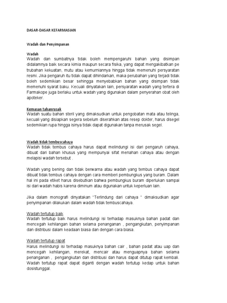 Bab 1 Wadah Dan Penyimpanan Pdf