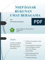 Konsep Kerukunan Umat Beragama