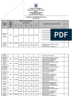 Department of Education: School Workweek Plan