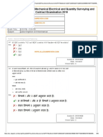 Junior Engineer Civil Mechanical Electrical and Quantity Surveying and Contract Examination 2019