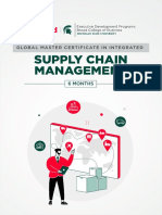 Supply Chain Management: Global Master Certificate in Integrated