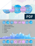 Elementos Del Acto Administrativo