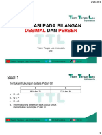 Latsol TTL 14 - Desimal Dan Persen