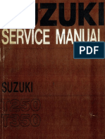 Suzuki T 350 Service Manual Eng - Inglés