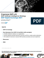 Стратегия SAP в AI: SAP Artificial Intelligence Strategy