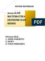 Makalah Matematika Ekonomi Dan Bisnis-2