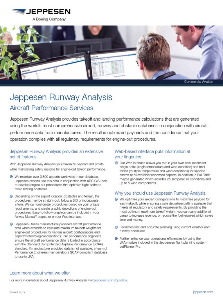 Jeppesen Runway Analysis CA | PDF | Airport | Takeoff