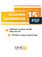DMC Ielts - Giải Thích Reading Cambridge Ielts 15