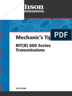 Mechanic's Tips: MT (B) 600 Series Transmissions