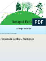 Hexapod Ecology: by Nigel Detablan