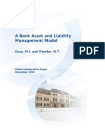 A Bank Asset and Liability (Kiemba, 1983)