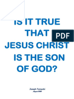 How Can You Call Jesus Christ The Son of God