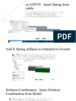 Model Spring in ANSYS: Add K Spring Stiffness