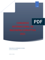 Informe Congrso d Eingenieria Disruptiva. 2021