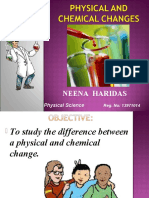 Neena Haridas: Physical Science