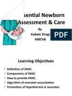 Newborn Assessment & Care. Kabale