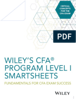 CFA Level I SmartSheet 2020