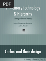 Memory Technology & Hierarchy: Caching and Virtual Memory Parallel System Architectures