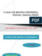 Struktur Ragam Bahasa Ilmiah (Kalimat, Kalimat Efektif Dan Paragraf)