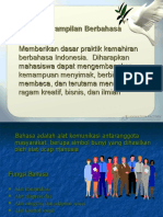 Keterampilan Berbahasa Indonesia Dasar