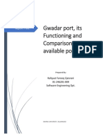 Gwadar Port, Its Functioning and Comparison With Available Ports