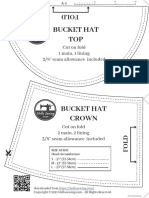 Bucket Hat Pattern v1.1