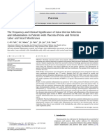 Placental Inflammation and Preterm Labor in Placenta Previa