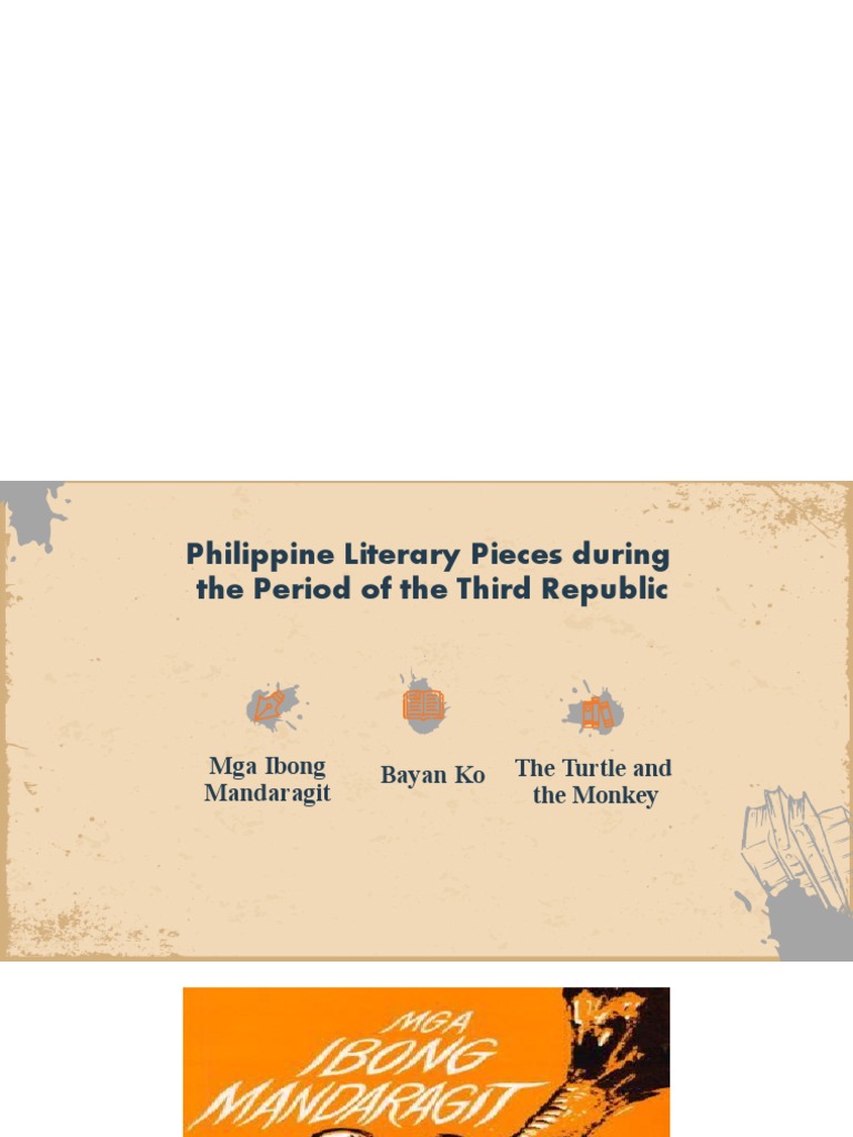 Philippine Literary Pieces During The Period Of The Third Republic PDF