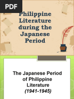 Philippine Literature During Japanese Period