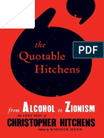 The Quotable Hitchens - From Alcohol To Zionism - The Very Best of ...