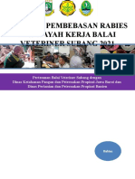 Rencana Pembebasan Rabies Diwilayah Kerja Balai Veteriner Subang