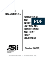 ARI Standard 340 - 360