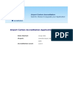 Airport Carbon Accreditation Application Summary
