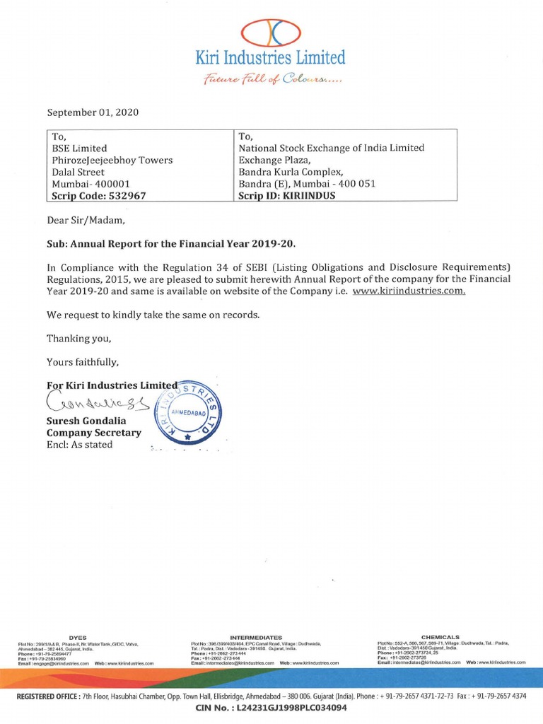 Kiri Industries Limited (Ift T, PDF Dye Dyeing