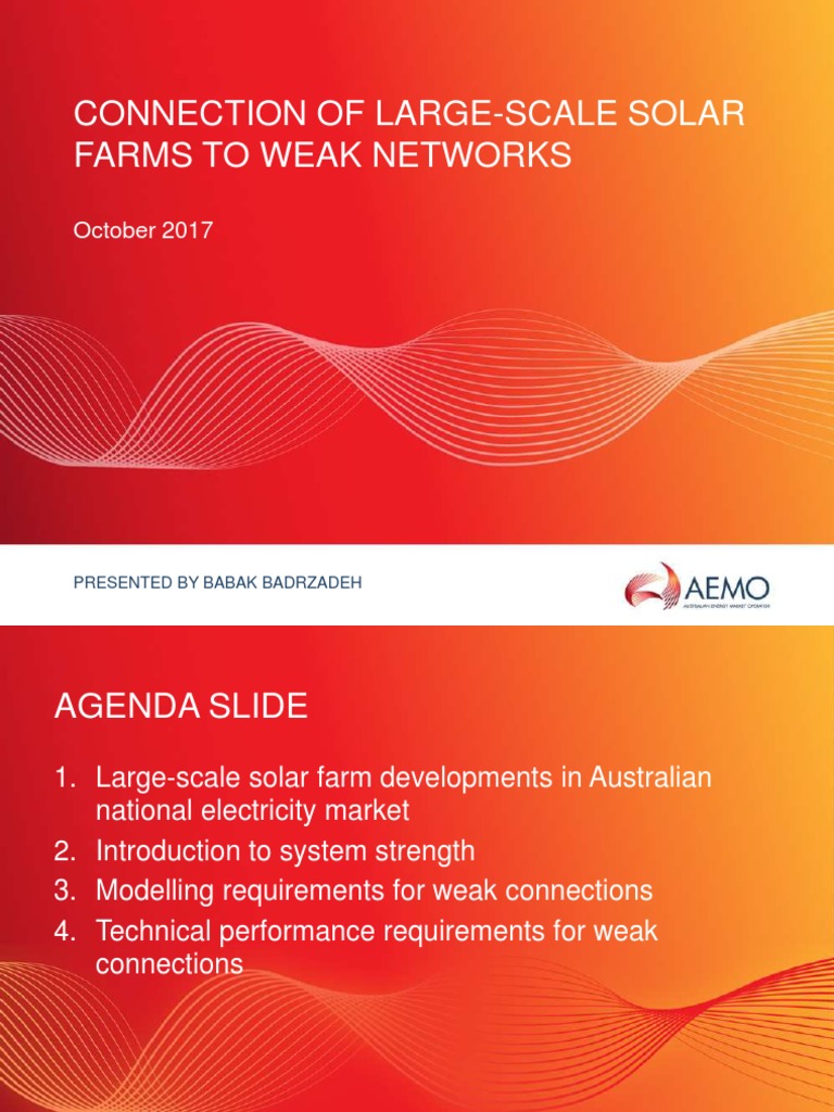 Solar Farms and Weak Network Connections | PDF | Power (Physics ...