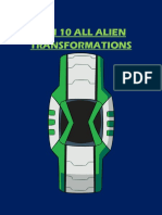 Ben 10 All Alien Transformations