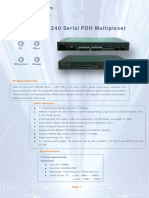 FOM-120/240 Serial PDH Multiplexer: E1 Fiber