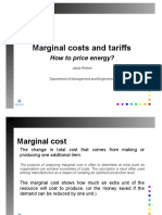 marginal cost