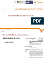 Betons Pour Infrastructures Routieres: Les Spécificités Des Bétons Routiers