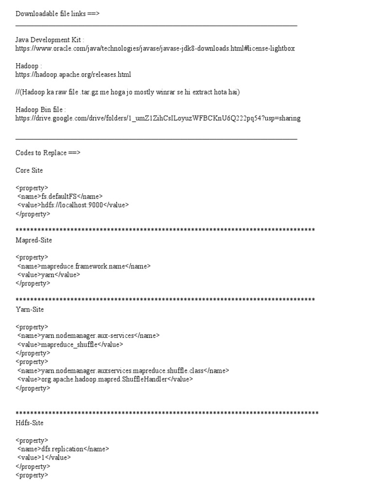 Hadoop Installation File | PDF