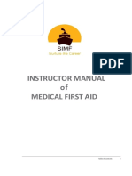 Instructor Manual o F Medical First Aid