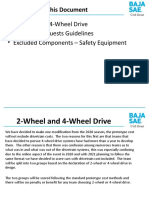 In This Document: - 2-Wheel and 4-Wheel Drive - Add Item Requests Guidelines - Excluded Components - Safety Equipment