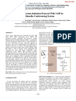 Analysis of Session Initiation Protocol With VoIP in Multimedia Conferencing System