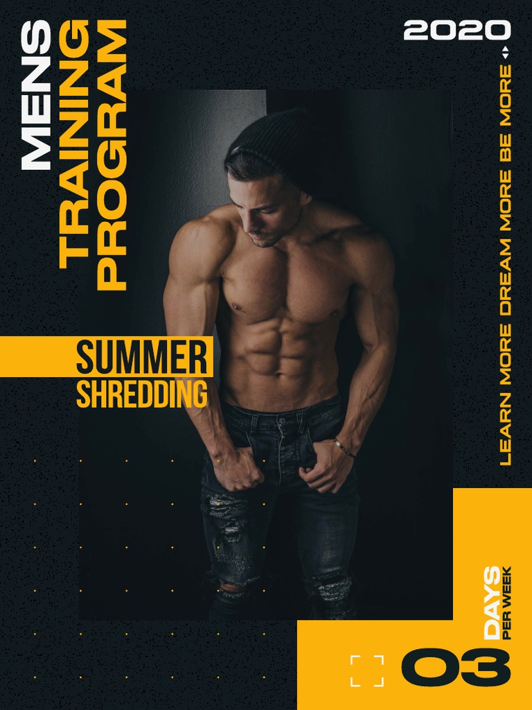 3-Day Full Body Workout Plan for Men | PDF | Weight Training | Hobbies